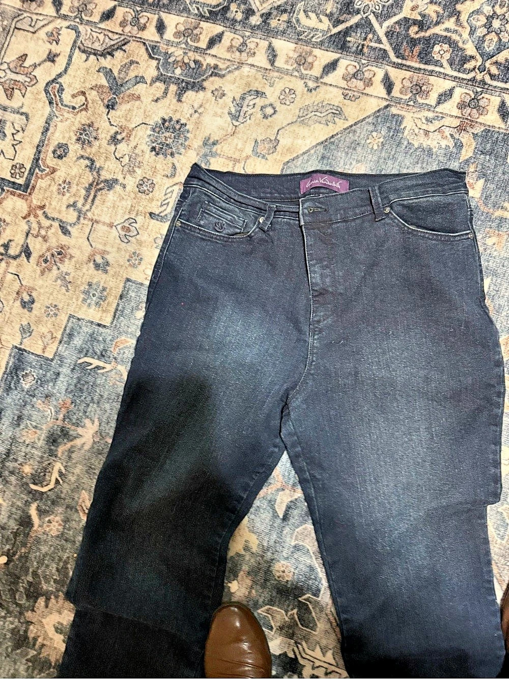 Amanda Jeans Amanda Skinny Jeans Waist 16P in Black